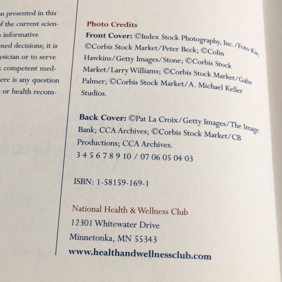 Smart Nutrition National Health & Wellness Club Hardcover 2002 - Picture 3 of 8
